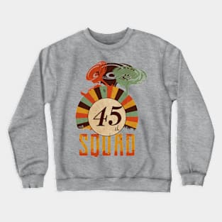 45th anniversary music squad, birthday gift vintage Crewneck Sweatshirt